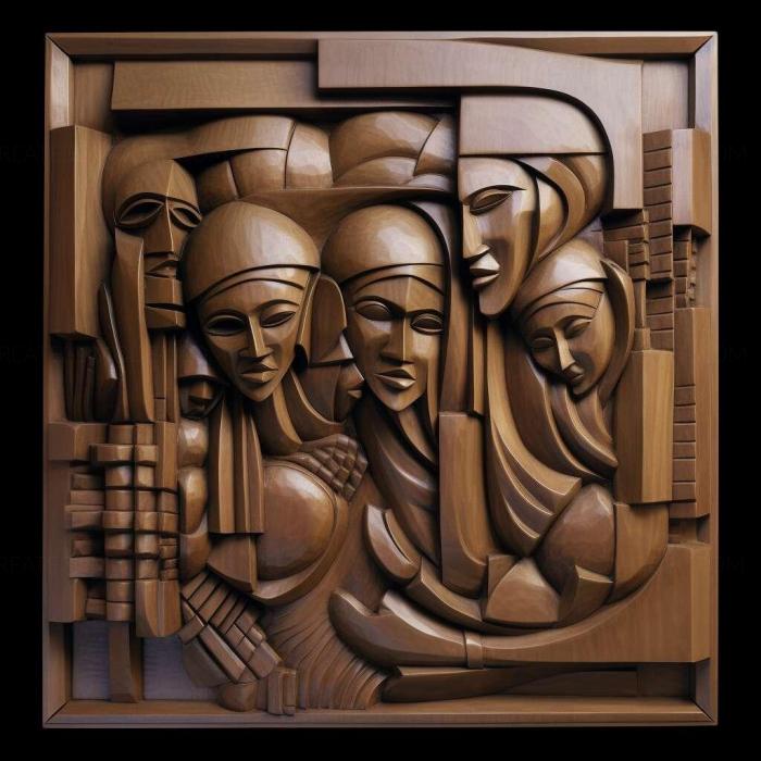 نموذج ثلاثي الأبعاد لآلة CNC 3D Art 